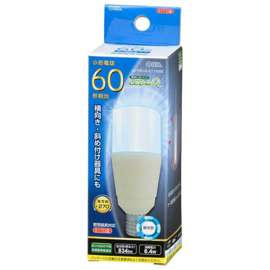 Ohm Electric LED Bulb T Shape E17 Equivalent to 60W