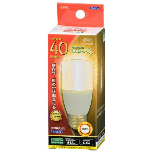 Ohm Electric LED Bulb T Shape E26 Equivalent to 40W