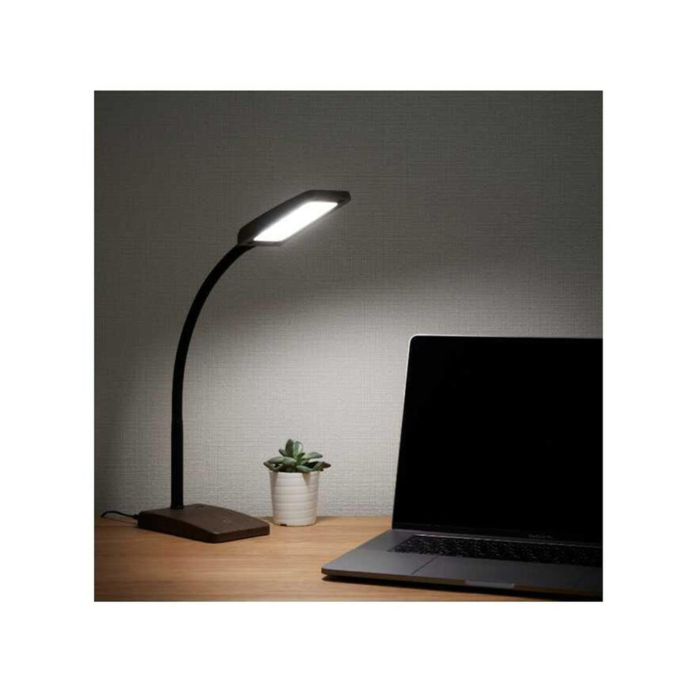 Ohm Electric LED Desk Lamp (Daylight White, Brown Wood Grain)