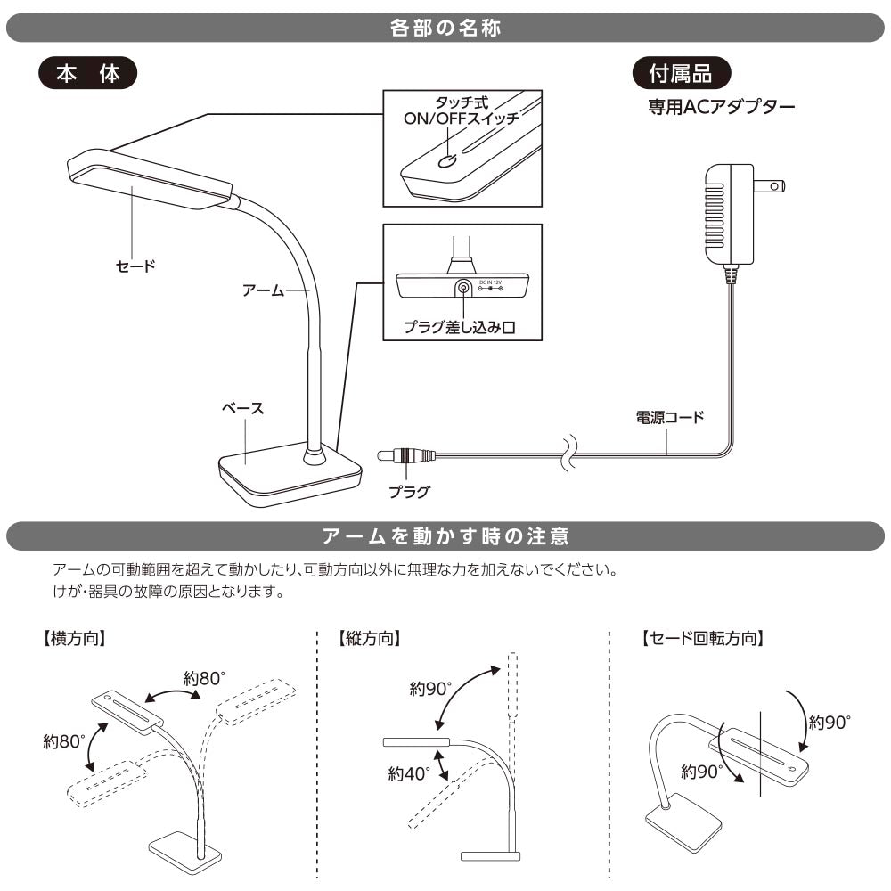 Ohm Electric LED Desk Light (1 unit)