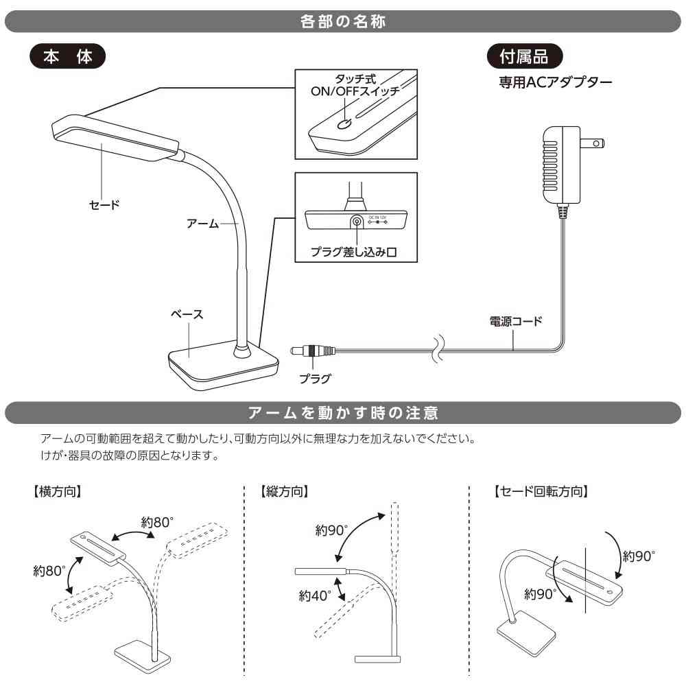 Ohm Electric LED Desk Light (1 unit)