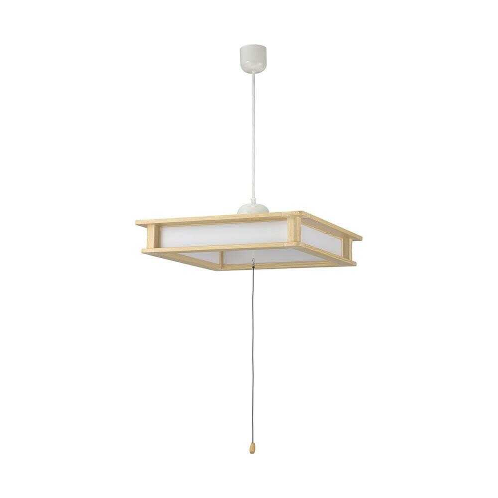 Ohm Electric LED Japanese Style Pendant Light for 8 Tatami Mats - Daylight Color