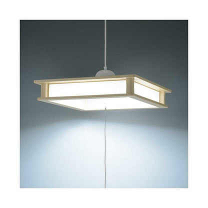 Ohm Electric LED Japanese Style Pendant Light for 8 Tatami Mats - Daylight Color