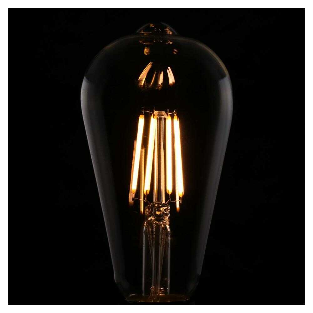 Ohm Electric LED Filament Type Retro Bulb E26 Equivalent to 40W