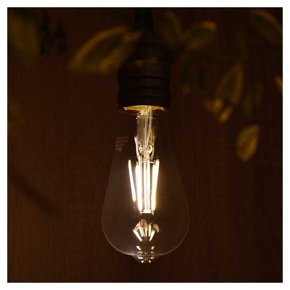 Ohm Electric LED Filament Type Retro Bulb E26 Equivalent to 40W