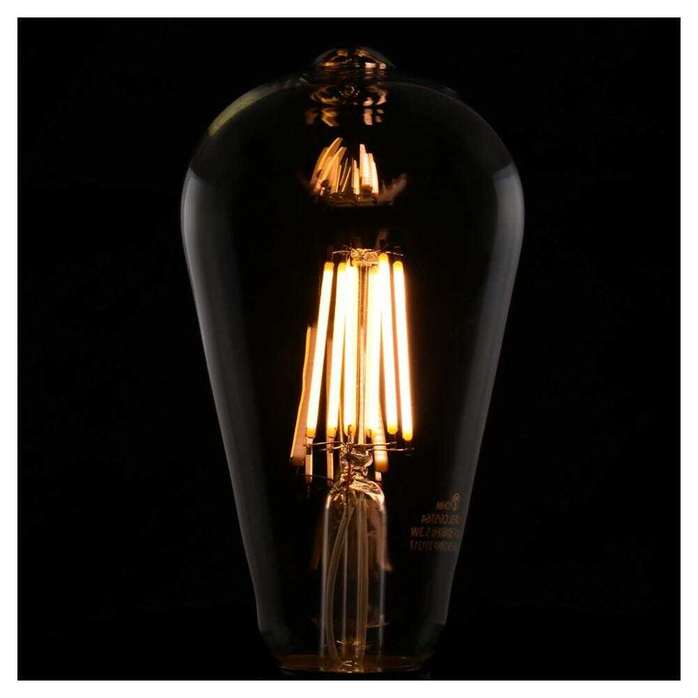 Ohm Electric LED Filament Type Retro Bulb E26 Equivalent to 60W