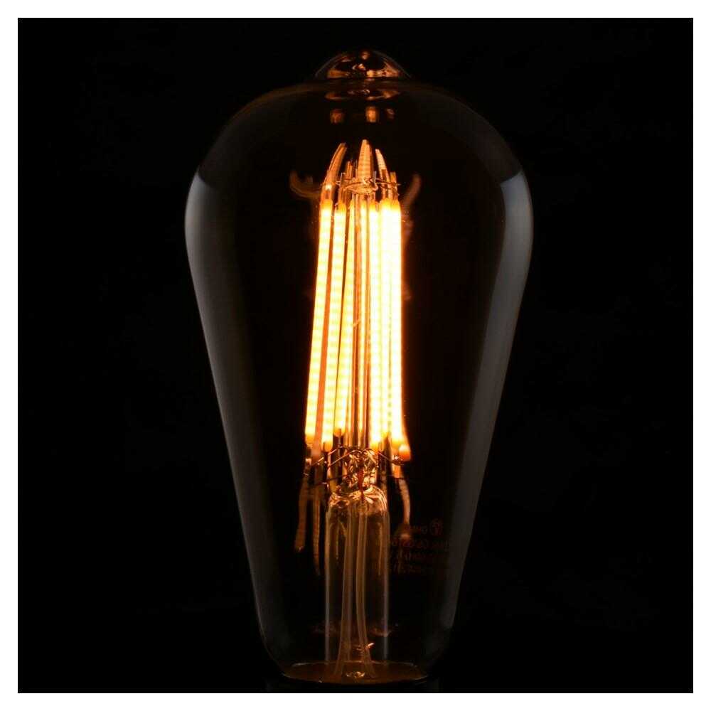 Ohm Electric LED Filament Type Retro Bulb E26 Equivalent to 60W