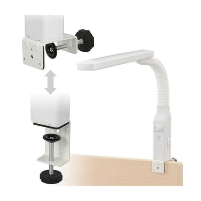 Ohm Electric LED Clamp Light with Dimming - White