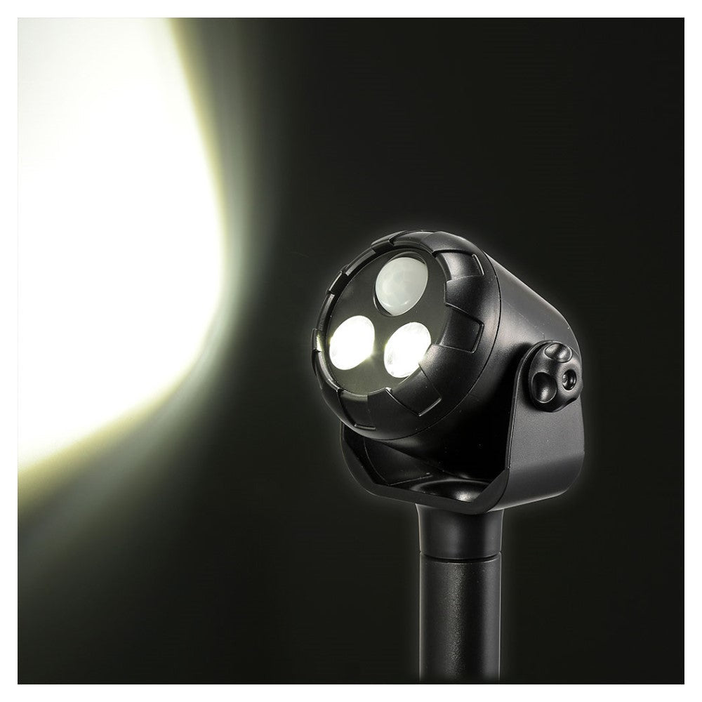 Ohm Electric LED Sensor Light for Soil Use Battery Operated Daylight White