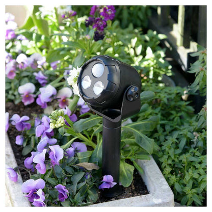 Ohm Electric LED Sensor Light for Soil Use Battery Operated Daylight White