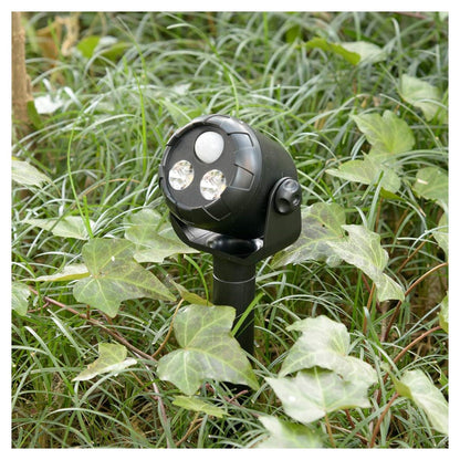 Ohm Electric LED Sensor Light for Soil Use Battery Operated Daylight White