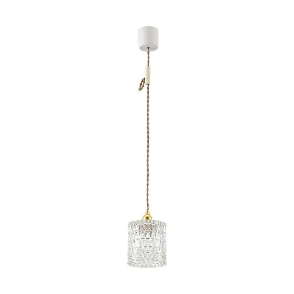 Ohm Electric Pendant Light with Glass Shade Type A