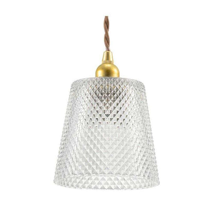 Ohm Electric Pendant Light with Glass Shade Type B