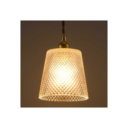 Ohm Electric Pendant Light with Glass Shade Type B