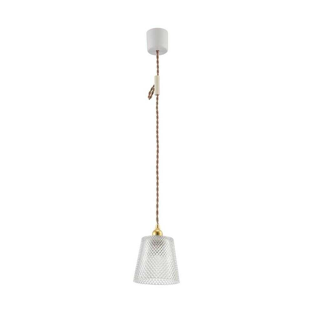 Ohm Electric Pendant Light with Glass Shade Type B