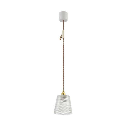 Ohm Electric Pendant Light with Glass Shade Type B