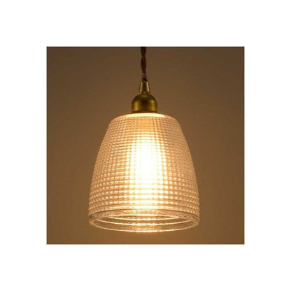 Ohm Electric Pendant Light with Glass Shade Type D