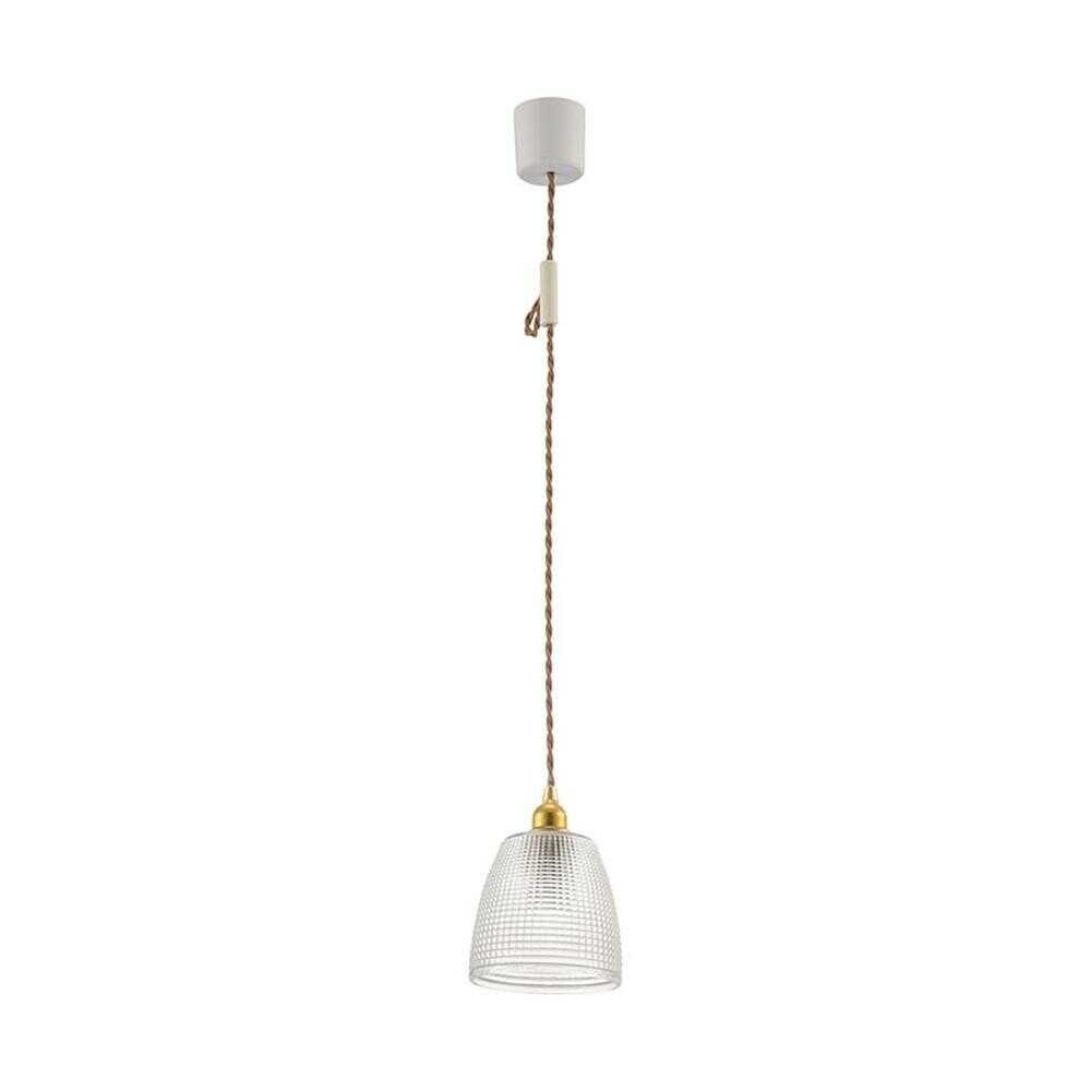 Ohm Electric Pendant Light with Glass Shade Type D