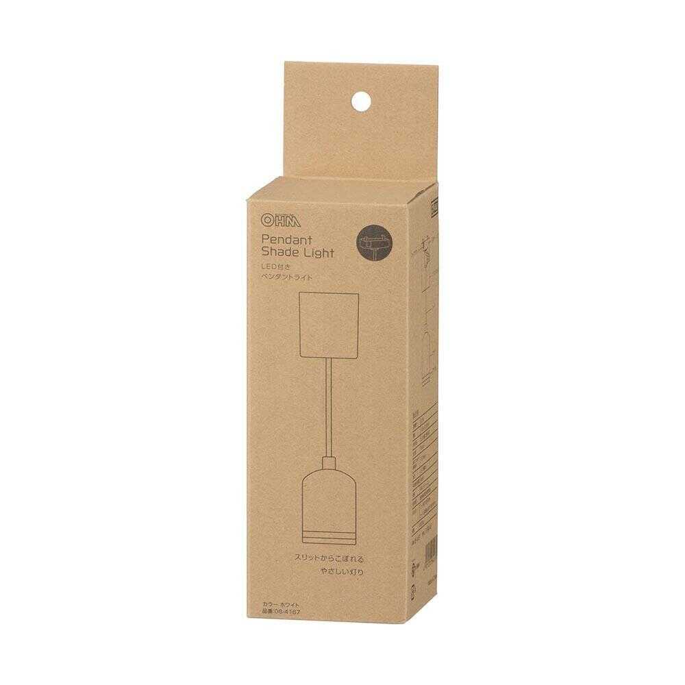 Ohm Electric LED Pendant Light with Bulb Color - White