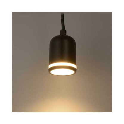Ohm Electric LED Pendant Light with Bulb Color - Black