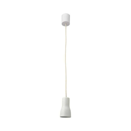 Ohm Electric Pendant Light with Cylinder Shade, White