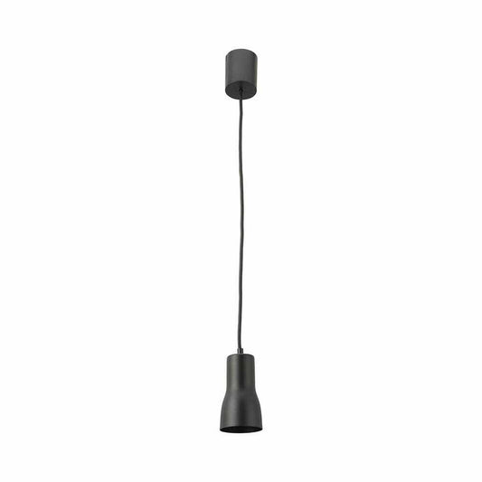 Ohm Electric Pendant Light with Cylinder Shade, Black