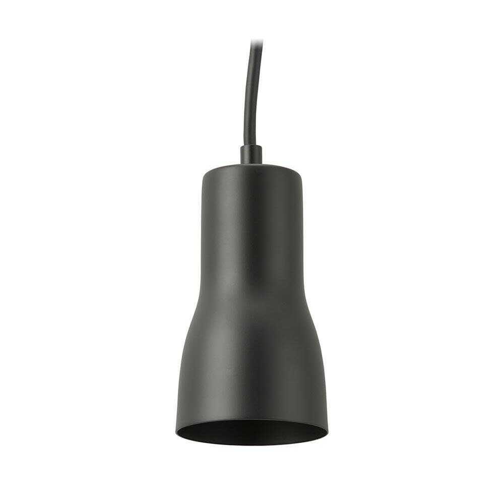Ohm Electric Pendant Light with Cylinder Shade, Black