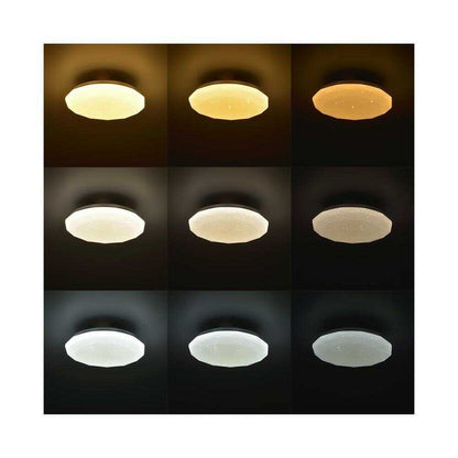 Ohm Electric LED Ceiling Light with 3-Level Dimming and 3 Color Settings for 4.5 Tatami Mats