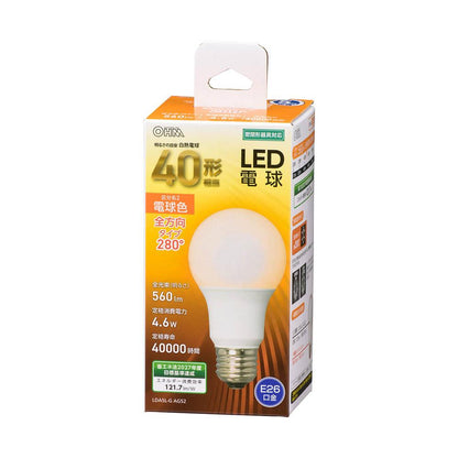 Ohm Electric LED Bulb E26 Equivalent to 40W