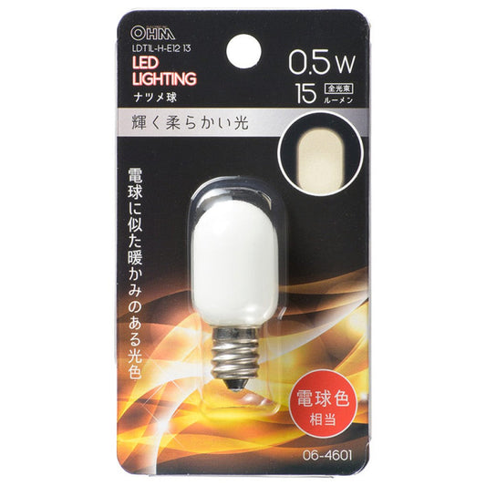 Ohm Electric LED Natsume Bulb Decoration E12 Warm White
