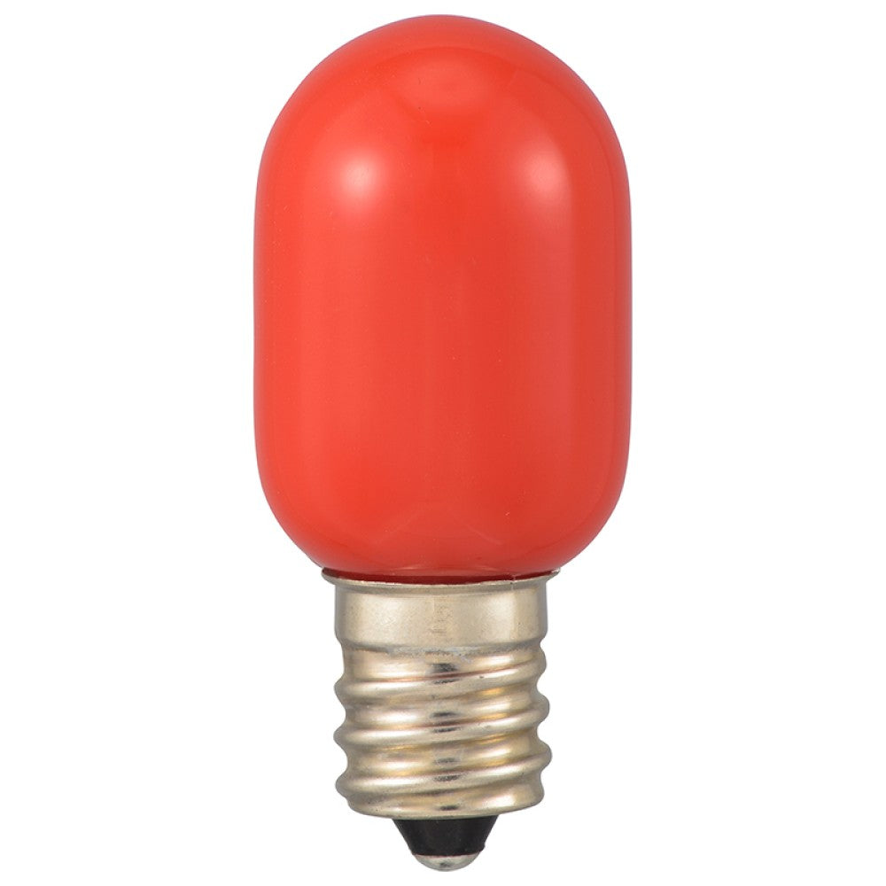 Ohm Electric LED Natsume Bulb Decoration E12 Red