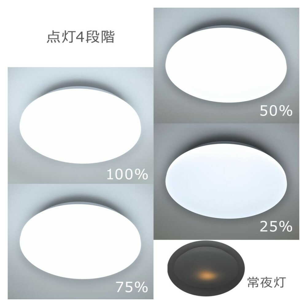 Ohm Electric LED Ceiling Light for 8 Tatami Mats, Dimmable, Daylight Color