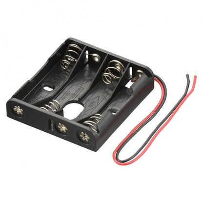 Ohm Electric Battery Case for 4 Batteries with Leads KIT-UM4X4
