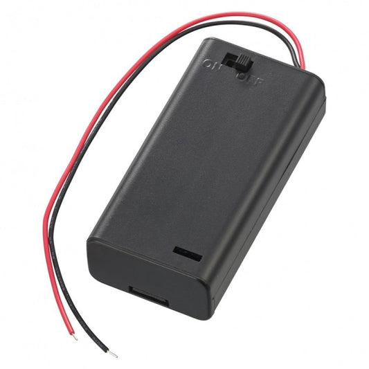 Ohm Electric Battery Case for 2 Batteries with Switch Cover KIT-UM3X2 SK