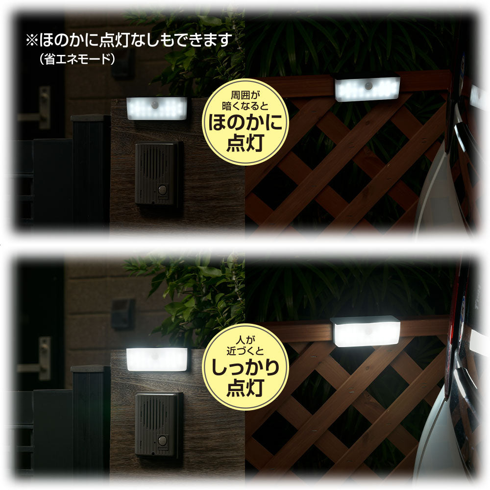 Ohm Electric LED Sensor Wall Light Solar 100 Lumens