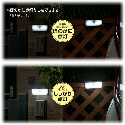 Ohm Electric LED Sensor Wall Light Solar 100 Lumens