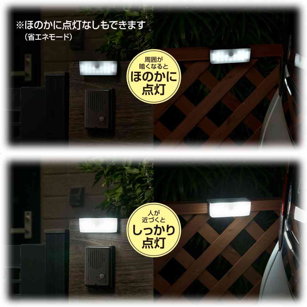 Ohm Electric LED Sensor Wall Light Solar 100 Lumens