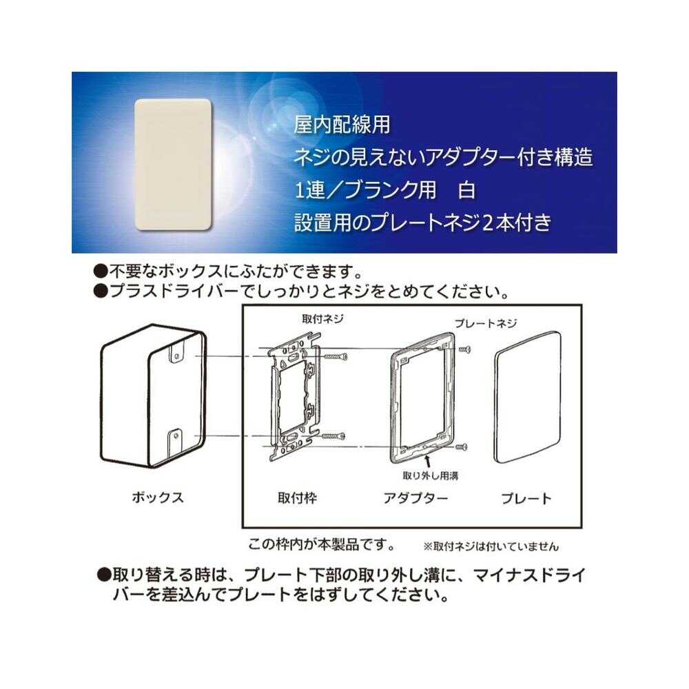 Ohm Electric Blank In-Wall Plate