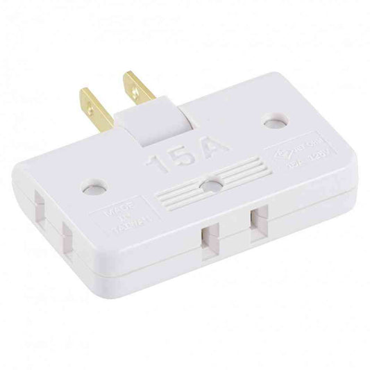 Ohm Electric Corner Tap 3 Outlets HS-A39/W