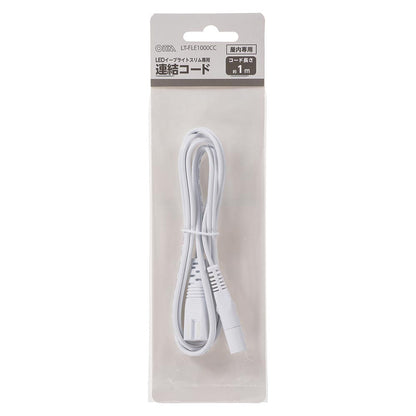 Ohm Electric Connector Cable for LED Eve Bright Slim 1m