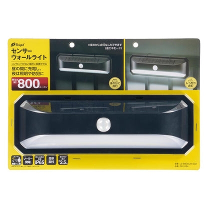 Ohm Electric LED Sensor Wall Light Solar