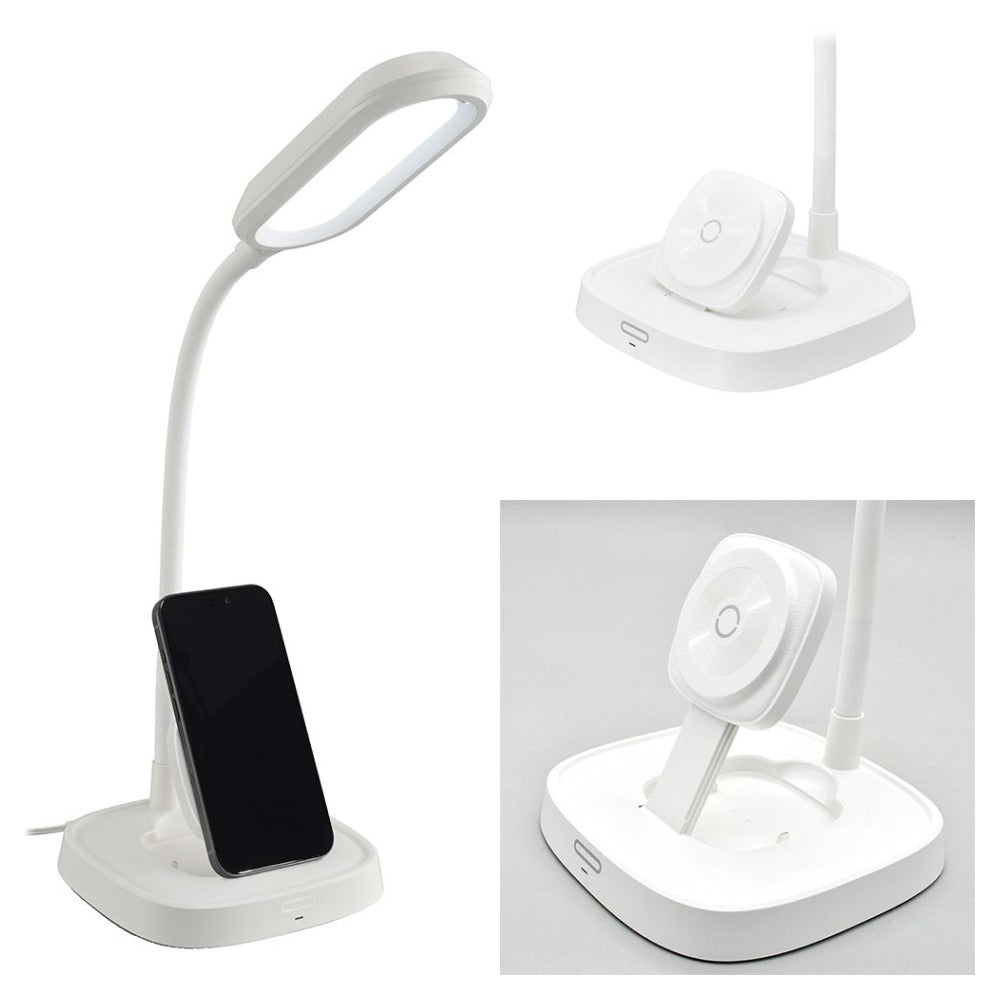 Ohm Electric LED Desk Light with Wireless Charging