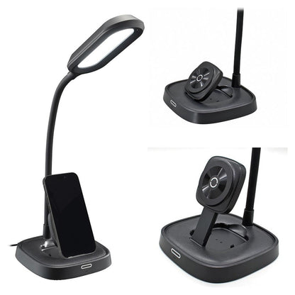 Ohm Electric LED Desk Light with Wireless Charging