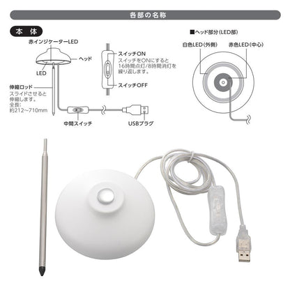 Ohm Electric Plant Growth Light Plug-in Type