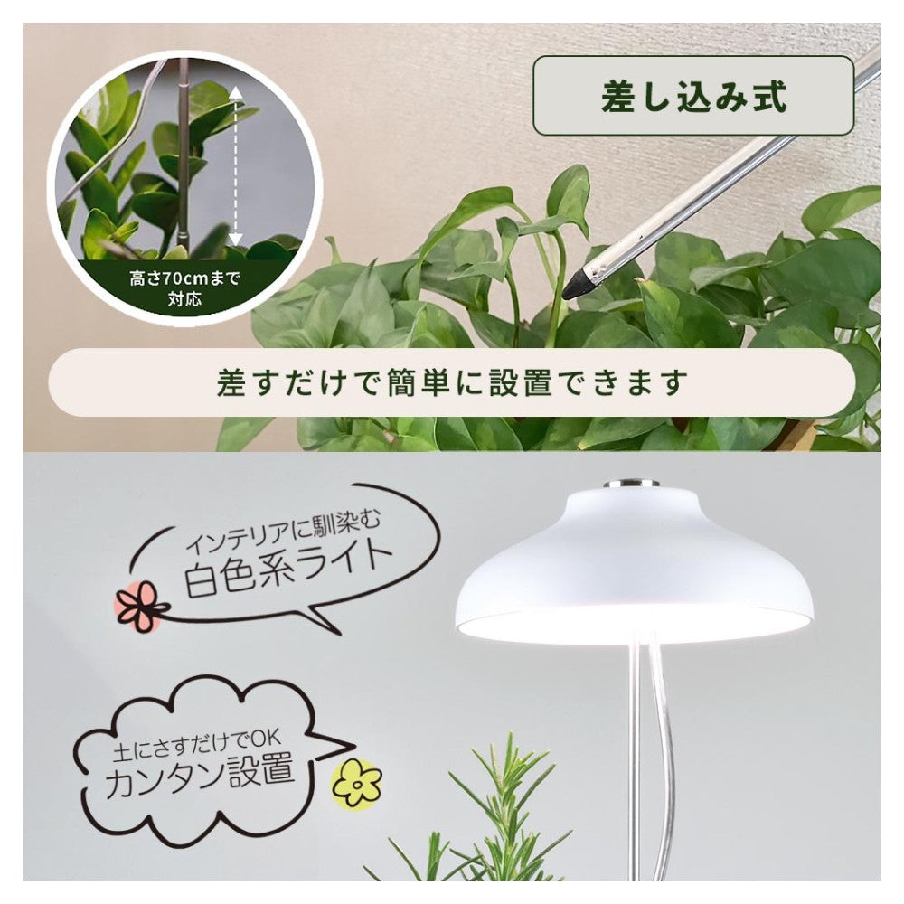 Ohm Electric Plant Growth Light Plug-in Type