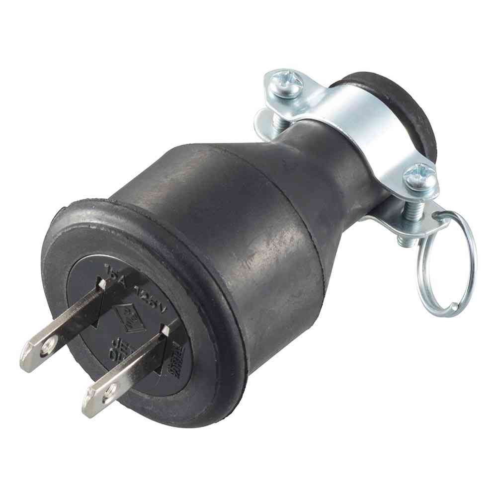 Ohm Electric 2P Waterproof Rubber Plug 06-5378