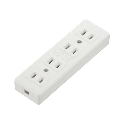 Ohm Electric L-Type 4-Socket Table Tap