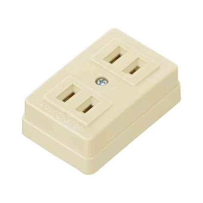 Ohm Electric Square Double Outlet