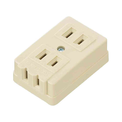 Ohm Electric L-Shaped Triple Outlet