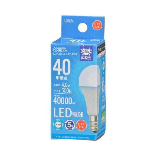 Ohm Electric LED Bulb Small E17 Equivalent to 40W 1-Pack